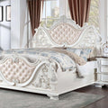 Color_Pearl White Size_Queen -- Esparanza CM7478WH-Q Queen Bed IMAGE 1