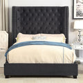  Color_Black Size_Queen -- Rosabelle CM7669BK-Q Queen Bed IMAGE 1