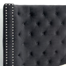  Color_Black  Size_Queen  -- Rosabelle CM7669BK-Q Queen Bed IMAGE 2