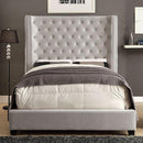  Color_Ivory Size_Queen -- Mirabelle CM7679IV-Q-VN Queen Bed IMAGE 1