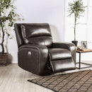  Furniture of America Soterios CM9924DG-CH-PM Power Recliner IMAGE 1