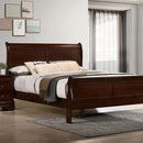  Color_Cherry  Size_Twin  -- Louis Philippe FM7866CH-T Twin Bed IMAGE 1