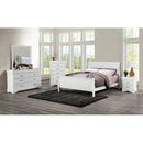  Color_White  Size_Full  -- Louis Philippe FM7866WH-F Full Bed IMAGE 2
