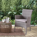  Furniture of America Galina FM80003NT-3PC-06GY 5 pc Patio Conversation Set IMAGE 1