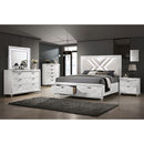  Color_White  Size_Queen  -- Emmeline FOA7147WH-Q Queen Bed IMAGE 2