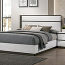  Size_California King -- Furniture of America Birsfelden Panel Bed IMAGE 1