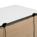  Size_King -- Birsfelden FOA7225WH-DR-EK King Bed IMAGE 3