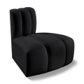 Meridian Arc Black Vegan Leather Reverse Corner IMAGE 1
