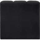  Manufacturer Color_Black -- Meridian Arc Stationary Leather Look Chair IMAGE 6