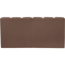 Meridian Arc Brown Vegan Leather 2 pc Modular Sectional IMAGE 6