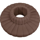 Meridian Arc Brown Vegan Leather 8 pc Modular Sectional IMAGE 3
