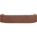  Manufacturer Color_Cognac -- Arc 161" Cognac Vegan Leather Upholstered 10 pc Modular Sectional IMAGE 6