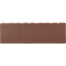  Manufacturer Color_Cognac -- Arc 89.5" Cognac Vegan Leather Upholstered 3 pc Modular Sectional IMAGE 6