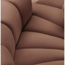  Manufacturer Color_Cognac -- Arc 162" Cognac Vegan Leather Upholstered 7 pc Modular Sectional IMAGE 7