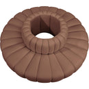  Manufacturer Color_Cognac -- Arc 90" Cognac Vegan Leather Upholstered 8 pc Modular Sectional IMAGE 3