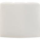  Manufacturer Color_Cream -- Arc Cream Vegan Leather Upholstered Modular Curved Corner Chair IMAGE 5