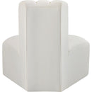  Manufacturer Color_Cream -- Arc Cream Vegan Leather Upholstered Modular Reverse Corner Chair IMAGE 7