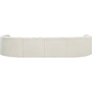  Manufacturer Color_Cream -- Arc 161" Cream Vegan Leather Upholstered 10 pc Modular Sectional IMAGE 6