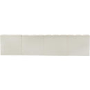  Manufacturer Color_Cream -- Arc 119" Cream Vegan Leather Upholstered 4 pc Modular Sectional IMAGE 5