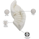  Manufacturer Color_Cream -- Arc 102" Cream Vegan Leather Upholstered 4 pc Modular Sectional IMAGE 12