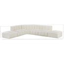 Manufacturer Color_Cream -- Arc 172" Cream Vegan Leather Upholstered 7 pc Modular Sectional IMAGE 10