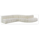  Manufacturer Color_Cream -- Arc 170" Cream Vegan Leather Upholstered 7 pc Modular Sectional IMAGE 12