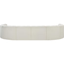 Manufacturer Color_Cream -- Arc 150" Cream Vegan Leather Upholstered 8 pc Modular Sectional IMAGE 7