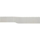  Manufacturer Color_Cream -- Arc 197" Cream Vegan Leather Upholstered 8 pc Modular Sectional IMAGE 8