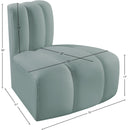 Meridian Arc Mint Green Vegan Leather Reverse Corner IMAGE 12