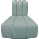 Meridian Arc Mint Green Vegan Leather Reverse Corner IMAGE 5