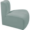 Meridian Arc Mint Green Vegan Leather Reverse Corner IMAGE 6