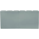 Manufacturer Color_Mint -- Arc 60" Mint Vegan Leather Upholstered 2 pc Modular Sectional IMAGE 6