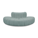  Manufacturer Color_Mint -- Arc 90" Mint Vegan Leather Upholstered 4 pc Modular Sectional IMAGE 1