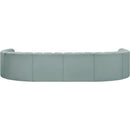  Manufacturer Color_Mint -- Arc 150" Mint Vegan Leather Upholstered 8 pc Modular Sectional IMAGE 7
