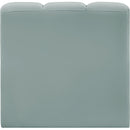 Meridian Arc Mint Green Vegan Leather Straight Chair IMAGE 6
