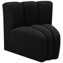  Manufacturer Color_Black -- Meridian Arc Stationary Fabric Chair IMAGE 5