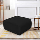  Manufacturer Color_Black -- Meridian Arc Fabric Ottoman IMAGE 2