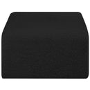  Manufacturer Color_Black -- Meridian Arc Fabric Ottoman IMAGE 4
