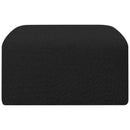  Manufacturer Color_Black -- Meridian Arc Fabric Ottoman IMAGE 5