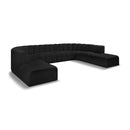  Manufacturer Color_Black -- Meridian Arc Stationary Fabric Sofa IMAGE 1