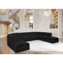  Manufacturer Color_Black -- Meridian Arc Stationary Fabric Sofa IMAGE 2