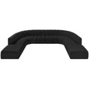  Manufacturer Color_Black -- Meridian Arc Stationary Fabric Sofa IMAGE 5