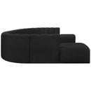 Manufacturer Color_Black -- Meridian Arc Stationary Fabric Sofa IMAGE 6