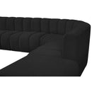  Manufacturer Color_Black -- Meridian Arc Stationary Fabric Sofa IMAGE 7