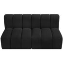  Manufacturer Color_Black -- Meridian Arc Stationary Fabric Sofa IMAGE 5