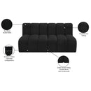  Manufacturer Color_Black -- Meridian Arc Stationary Fabric Sofa IMAGE 9