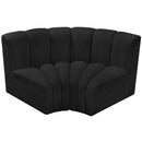  Manufacturer Color_Black -- Meridian Arc Stationary Fabric Sofa IMAGE 3