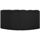  Manufacturer Color_Black -- Meridian Arc Stationary Fabric Sofa IMAGE 5