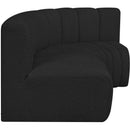  Manufacturer Color_Black -- Meridian Arc Stationary Fabric Sofa IMAGE 6