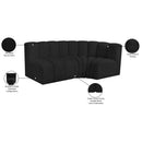  Manufacturer Color_Black -- Meridian Arc Stationary Fabric Sofa IMAGE 8